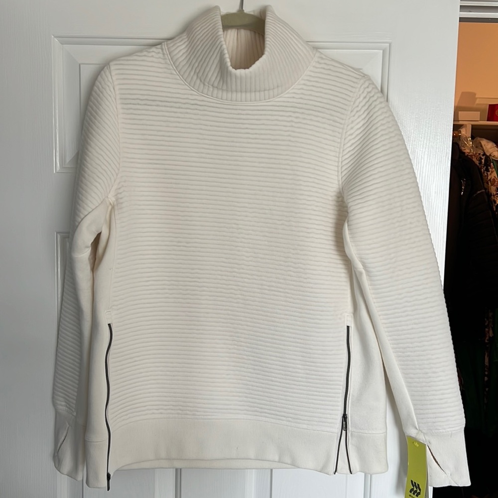 All In Motion White pullover size medium